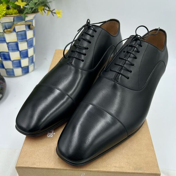 Men's Christian Louboutin, Greggo  flat Oxfords size 47 made in Italy - Picture 1 of 11